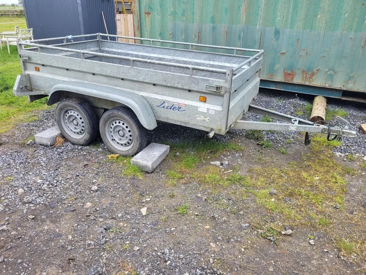 8x4 double axle trailer - Image 1