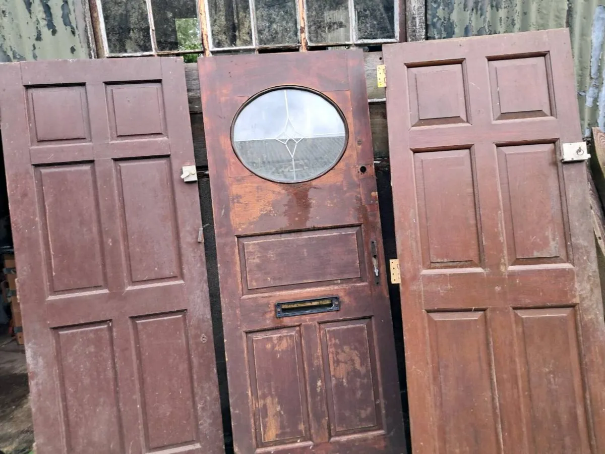 3 teak doors - Image 2
