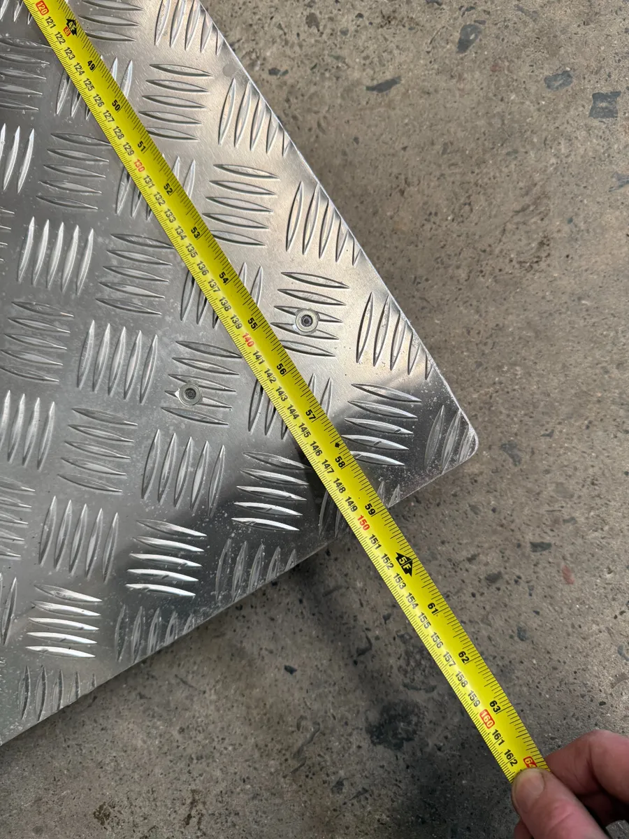 Aluminium Chequer Plate Access Ramp/Container ramp - Image 3