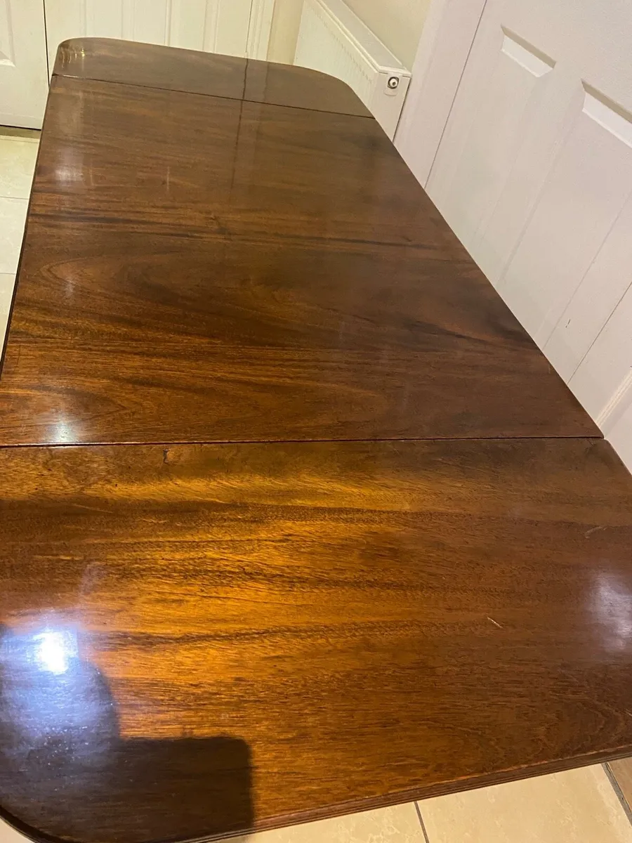 Georgian Flamed mahogany Sofa table - Image 3