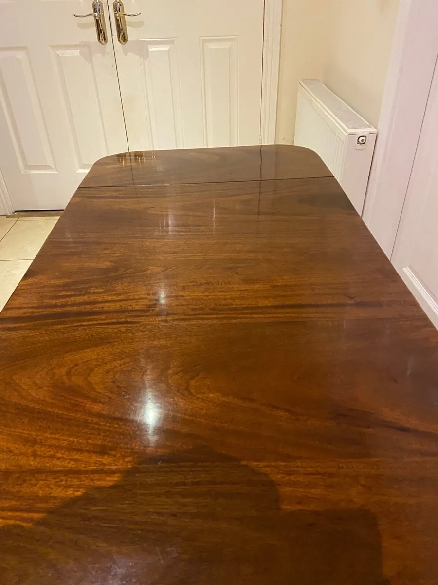 Georgian Flamed mahogany Sofa table - Image 4