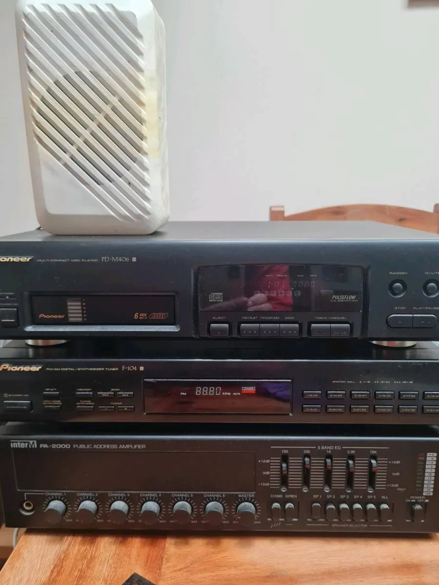 Pioneer and interM sound system - Image 1