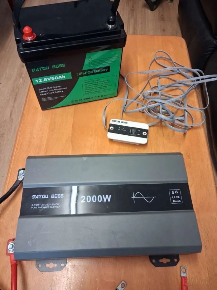 DatouBoss 2000W inverter and on/off switch