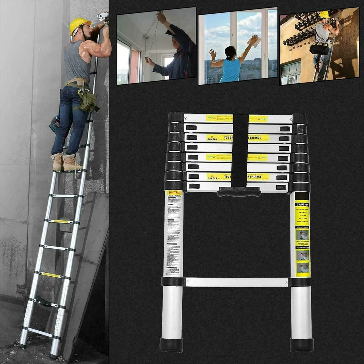 Ladder Telescopic 3.8M ( New ) - Image 2