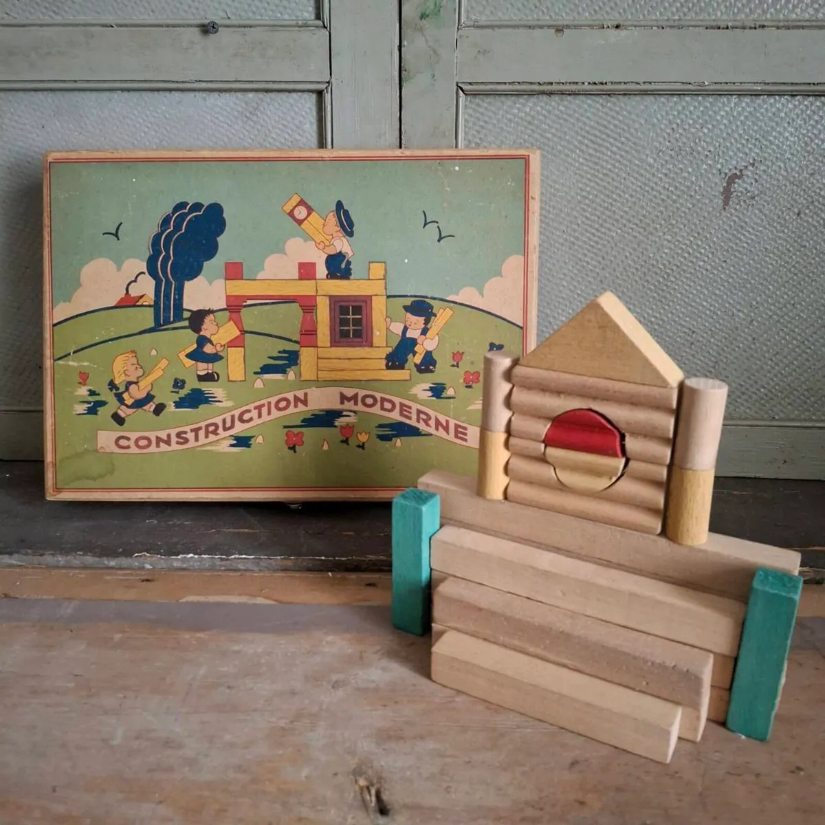 1950s French Building Blocks - Image 1