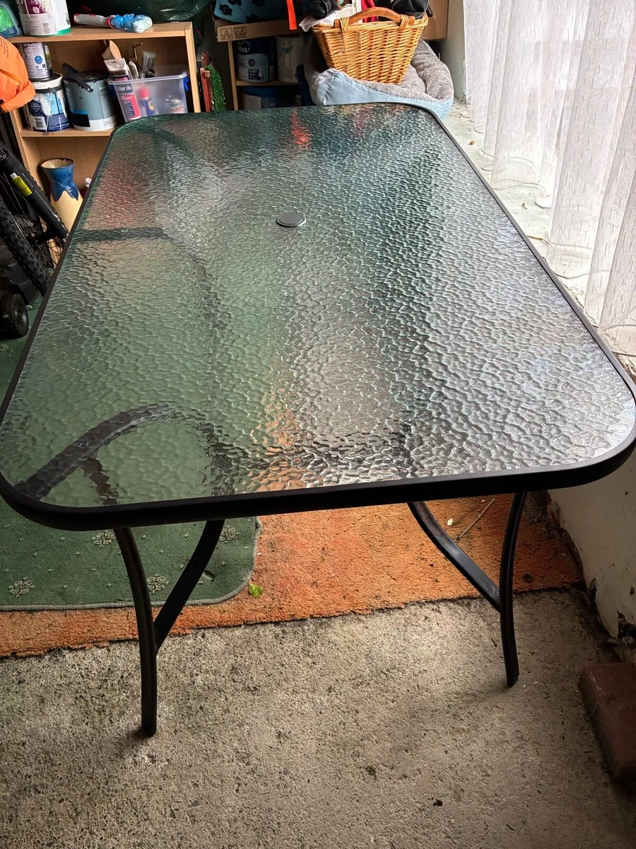Garden Patio Table and 2 Chairs - Image 1