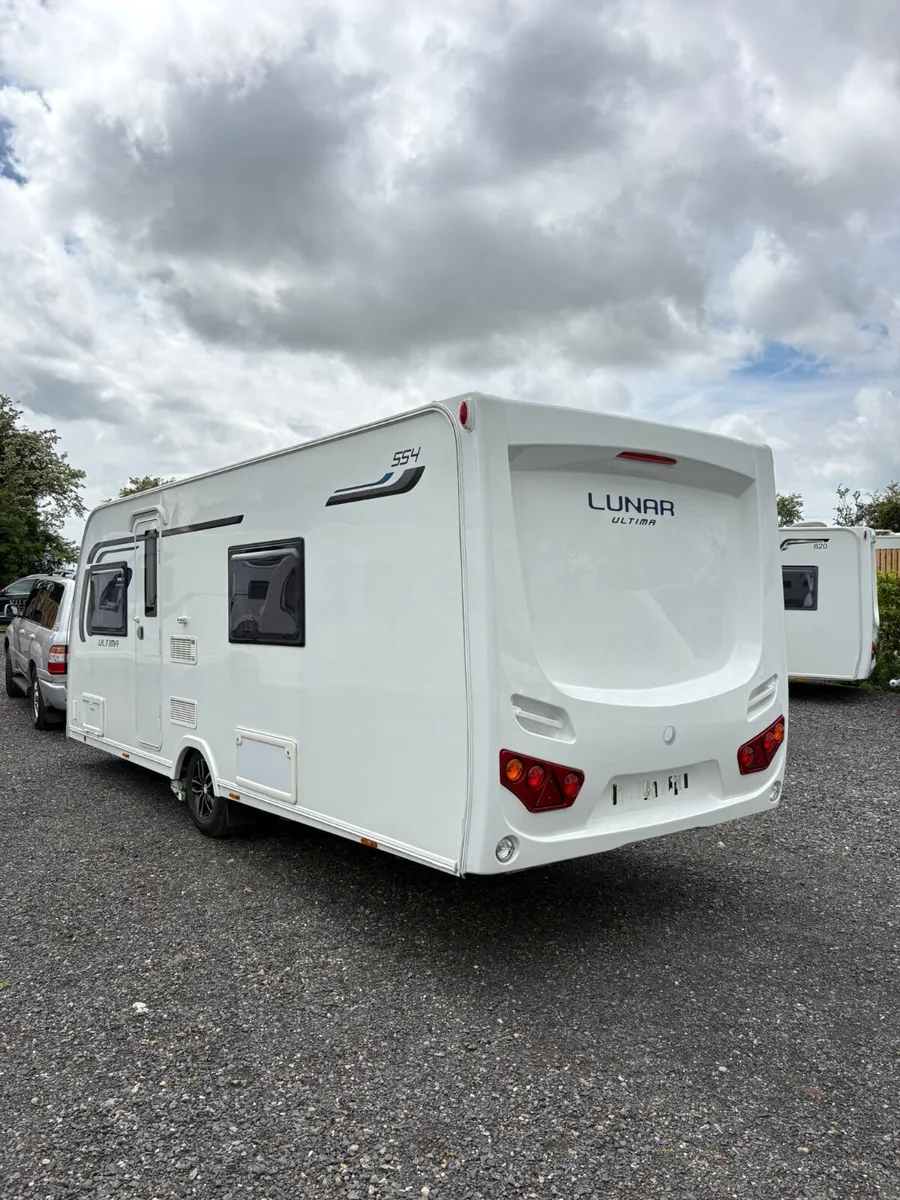 2017 Lunar 4 Berth Fixed Twin Single Bed Caravan - Image 3