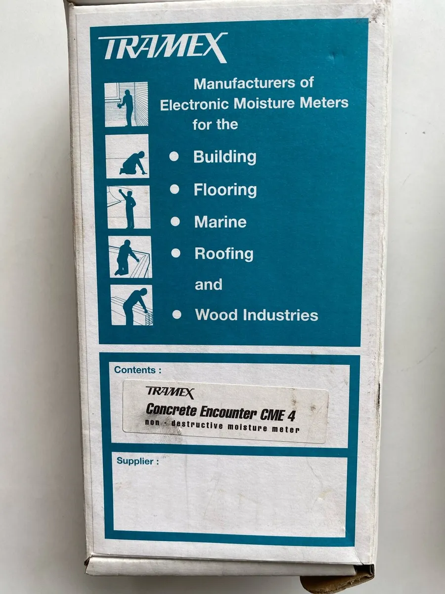 Tramex CME4 Concrete Moisture Meter – NEW - Image 3
