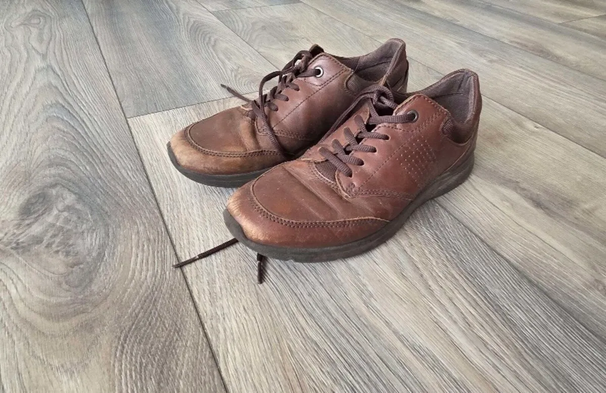 Ecco leather men’s shoes - Image 1