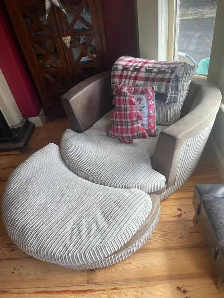 Couch and cuddler for sale. - Image 1