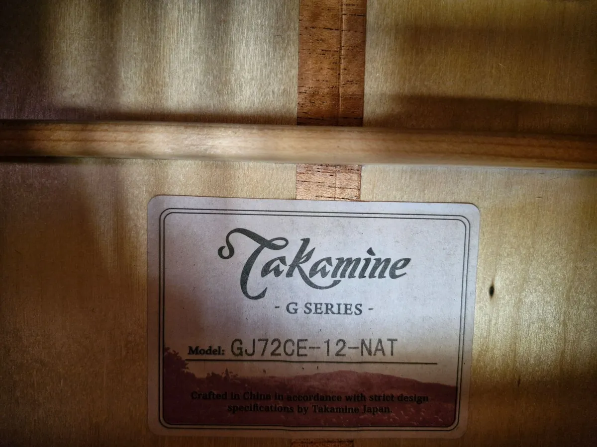 TAKAMINE 12 STRING ACOUSTIC/ELECTRIC GUITAR - Image 3