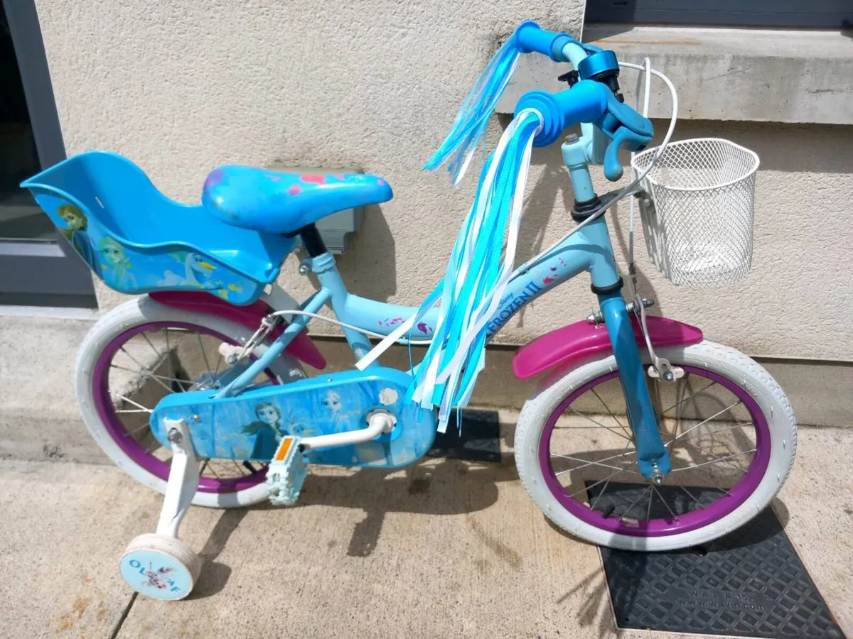 Kids frozen bike size 16 inch wheels - Image 2