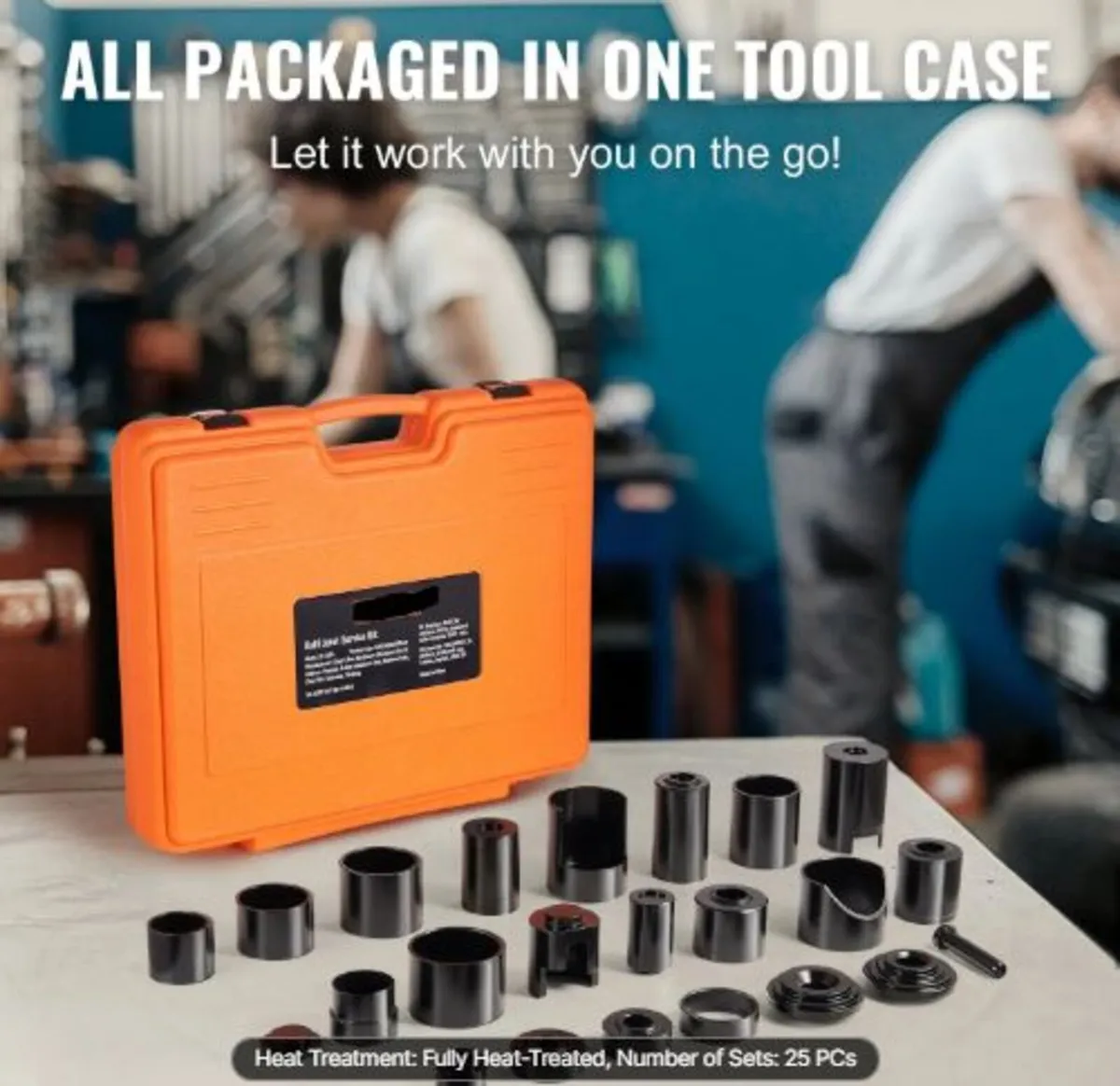 Ball Joint Press Kit, 25 pcsTool Kit, C-press Ball - Image 2