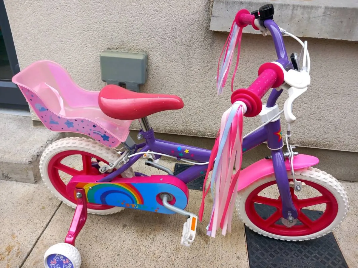 Kids star bike size 14 inch wheels - Image 2