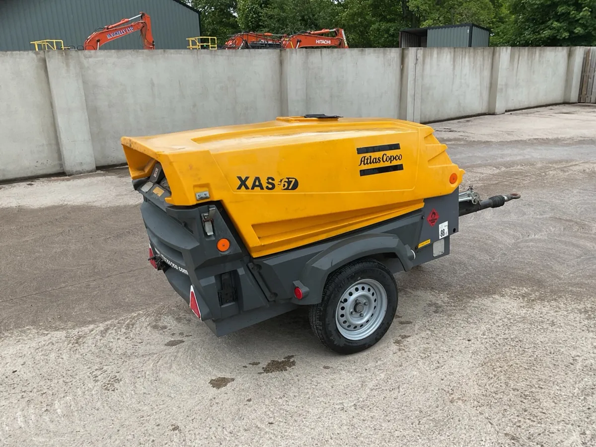 2018 ATLAS Copco Xas67 Diesel Air Compressor - Image 4