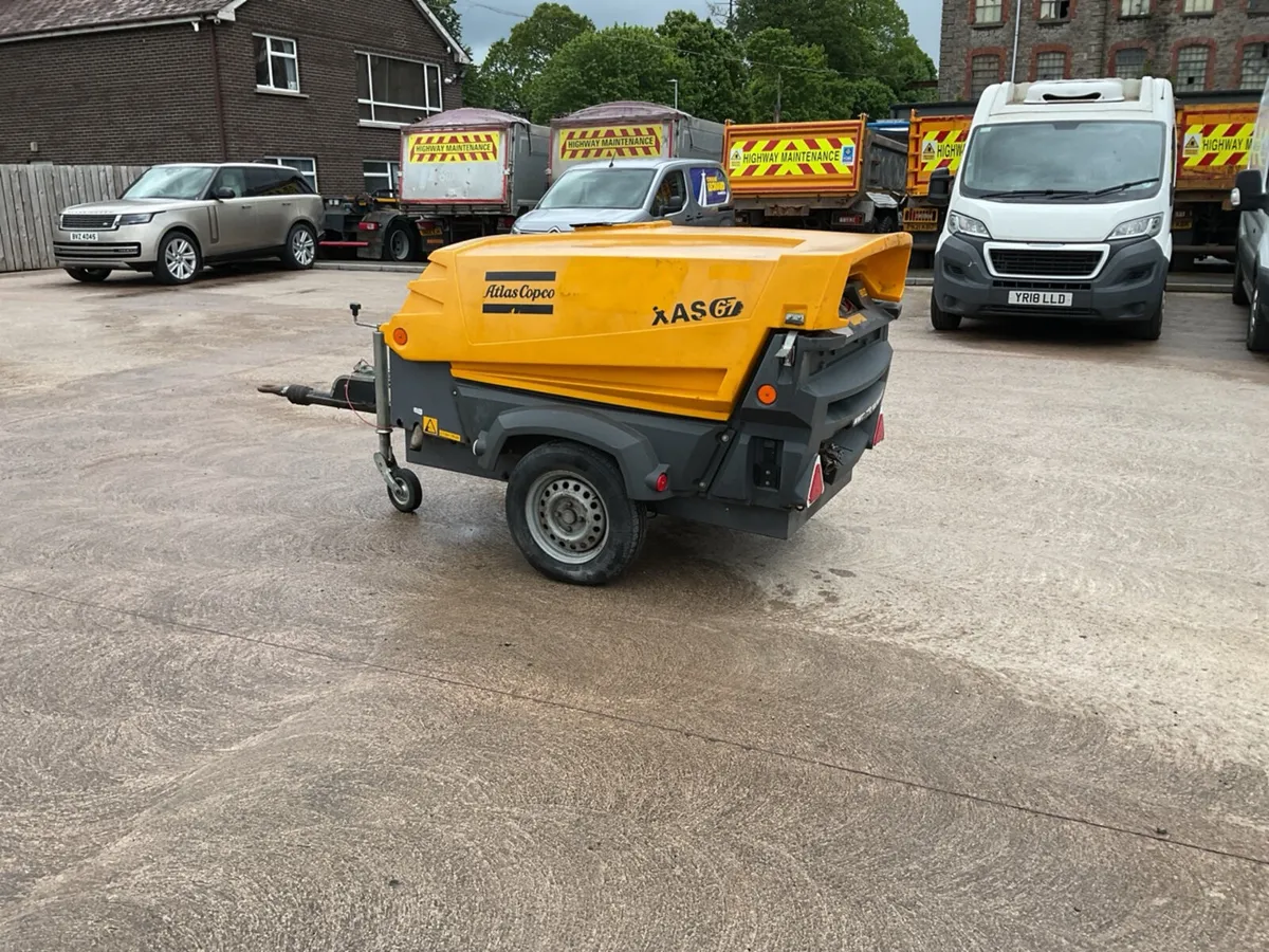 2018 ATLAS Copco Xas67 Diesel Air Compressor - Image 3