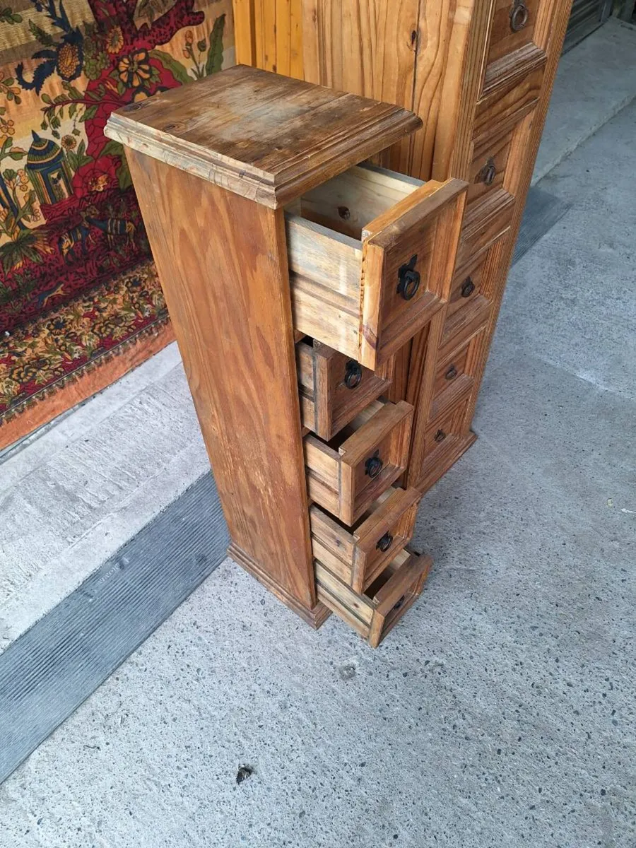 Rustic Solid Wood Drawer Units (DELIVERY) - Image 4