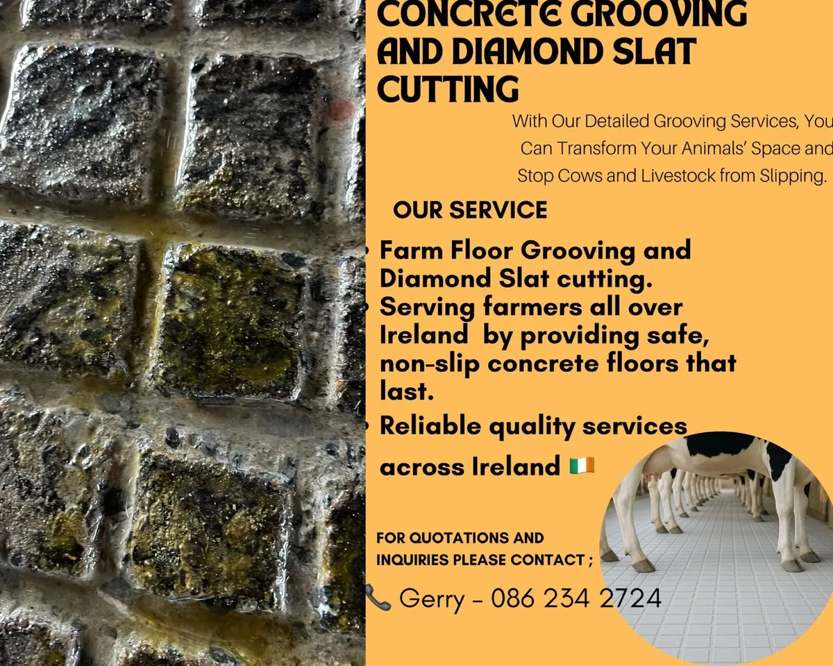 Concrete Grooving & Diamond Slat Cutting - Image 1