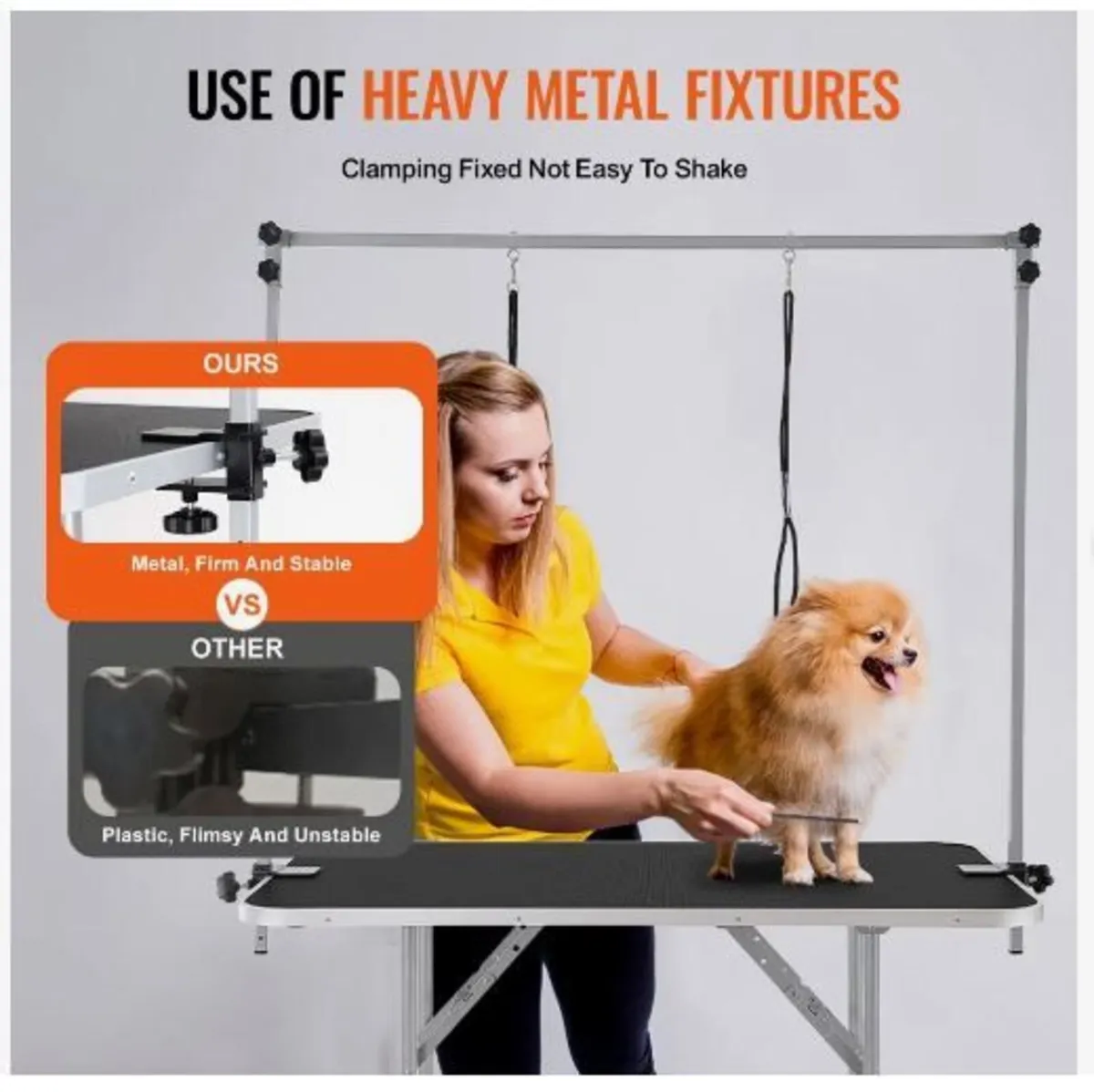 Pet Grooming Table Two Arms with Clamp - Image 4