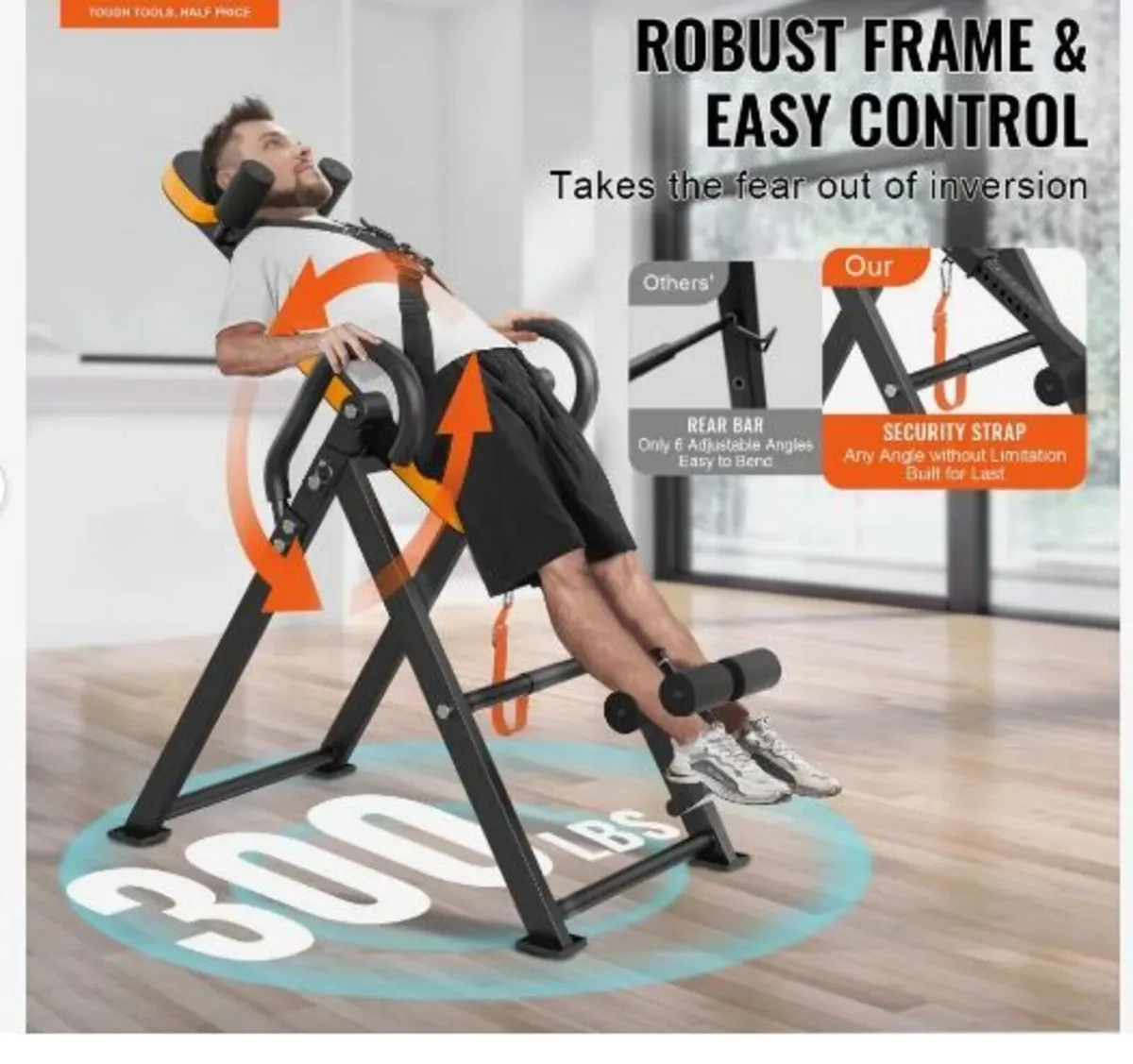 Inversion Table, 300lbs Capacity - Image 3