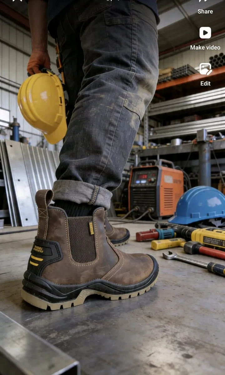 Buffalo slip on safety boots S3 all sizes - Image 2