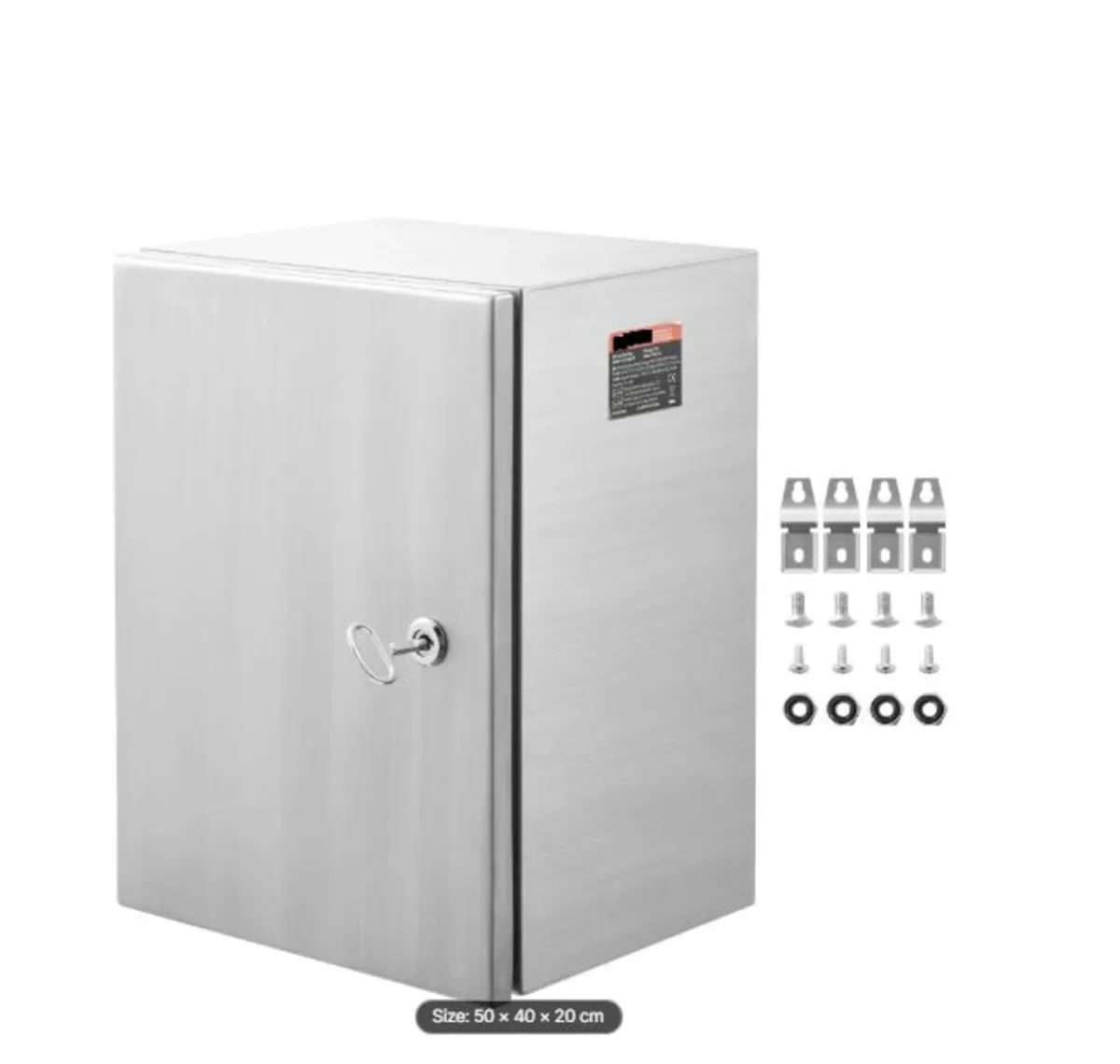 Steel Electrical Box, 50.8 x 40.6 x 20.3 cm, 304 - Image 1