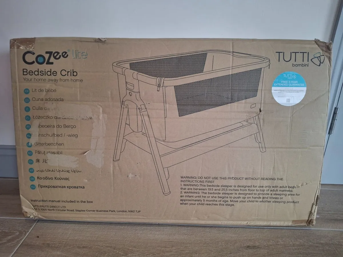 Cozee lite Bedside Crib - Image 2