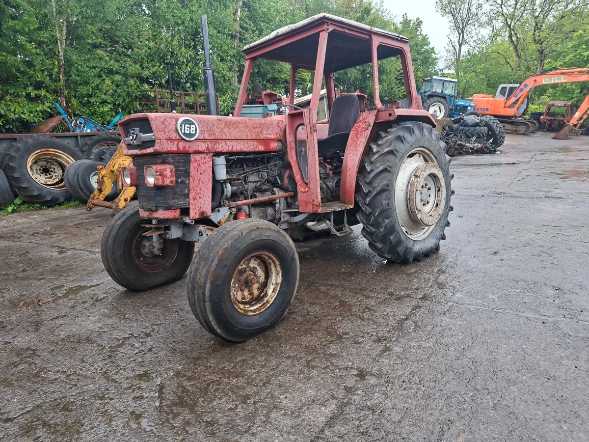 Cab frame for steel cab to suit. Mf  168. 188 - Image 1