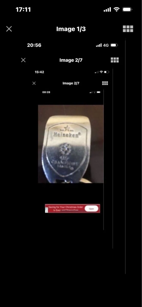 Heineken Champions League Key Ring/ Bottle Opener - Image 1