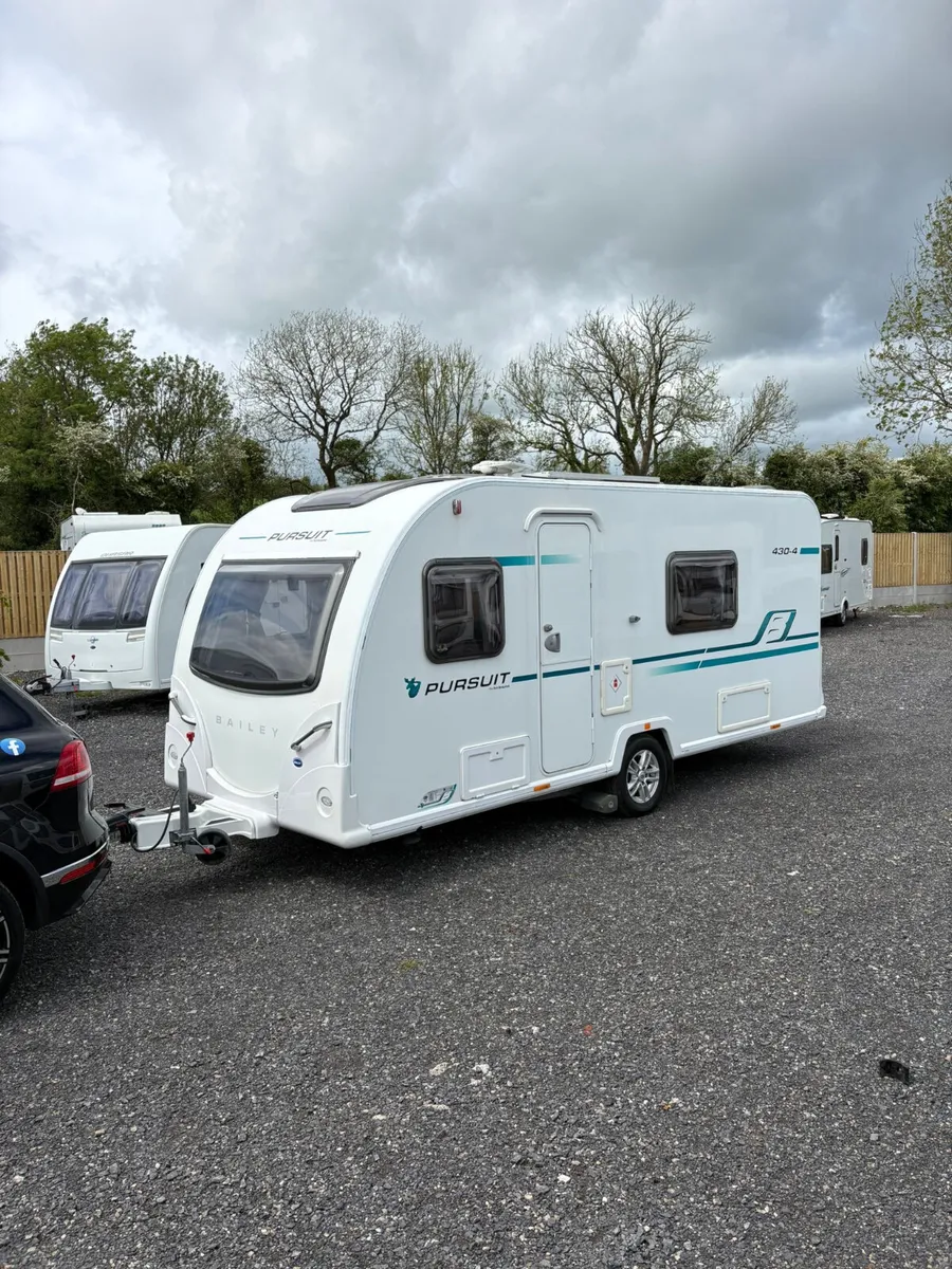 2018 Bailey 4 Berth Fixed Bed Lightweight Caravan - Image 1