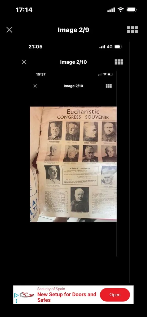 Irish press 1932 Eucharistic Congress Programme - Image 2