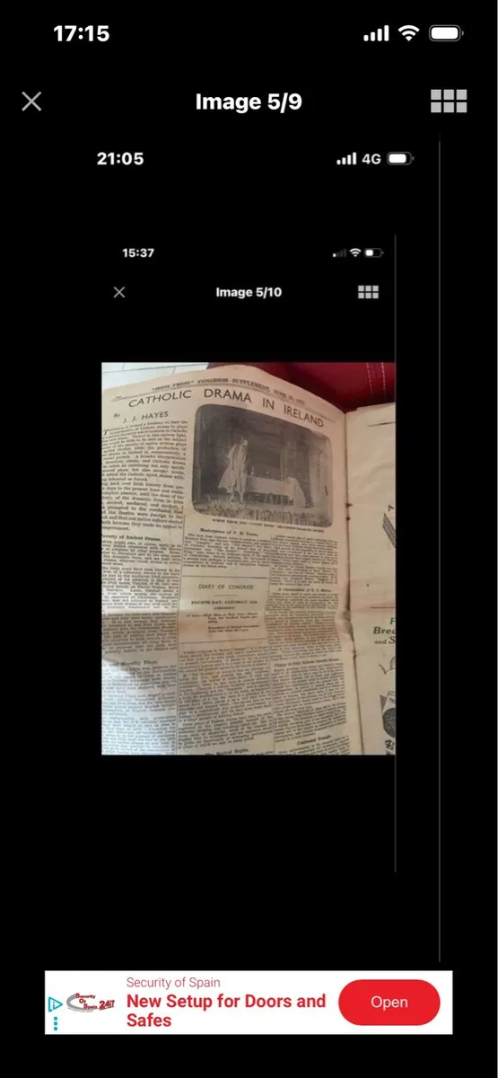 Irish press 1932 Eucharistic Congress Programme - Image 4
