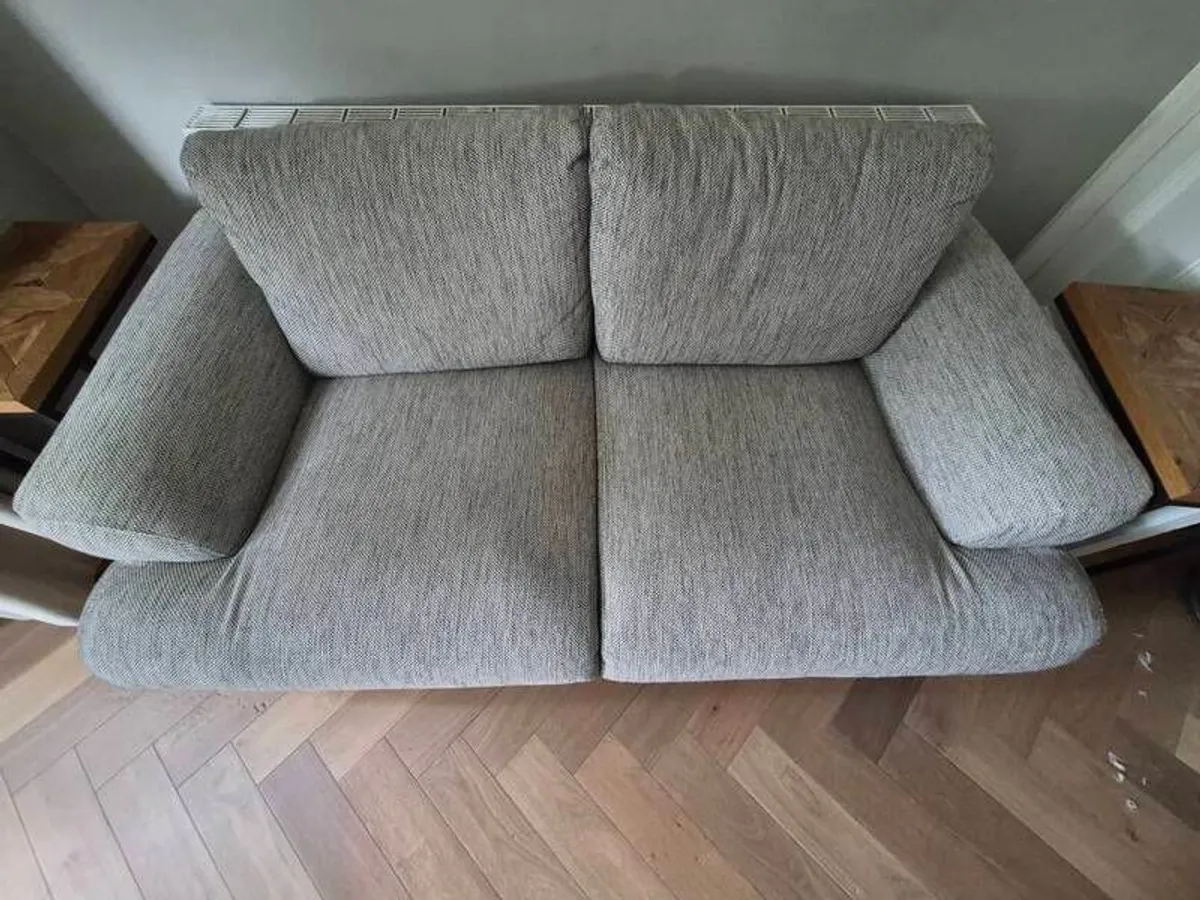 2 seater couch with footrest - Image 3