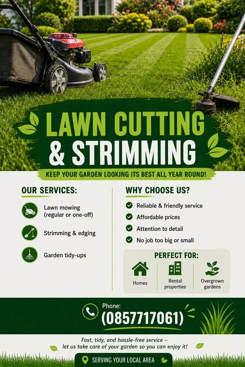 Lawn Cutting and Other services - Image 1