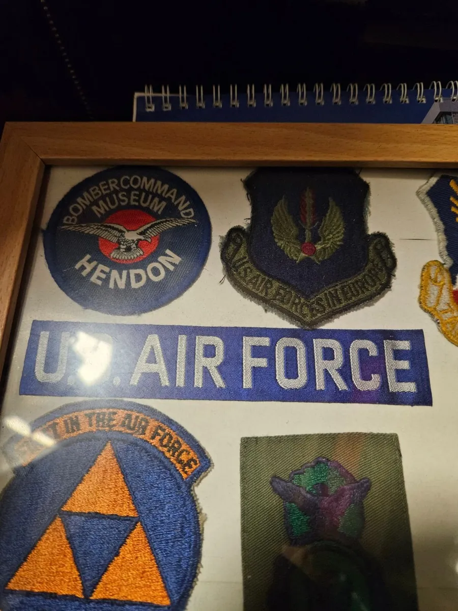 Framed Army Military Badges - Image 3