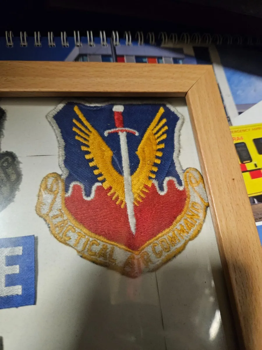 Framed Army Military Badges - Image 4
