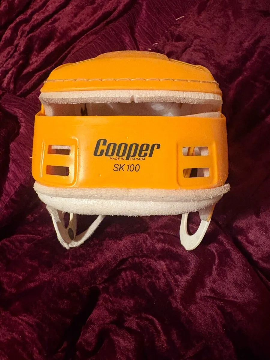 Yellow Oldstyle Cooper Helmet - Image 1