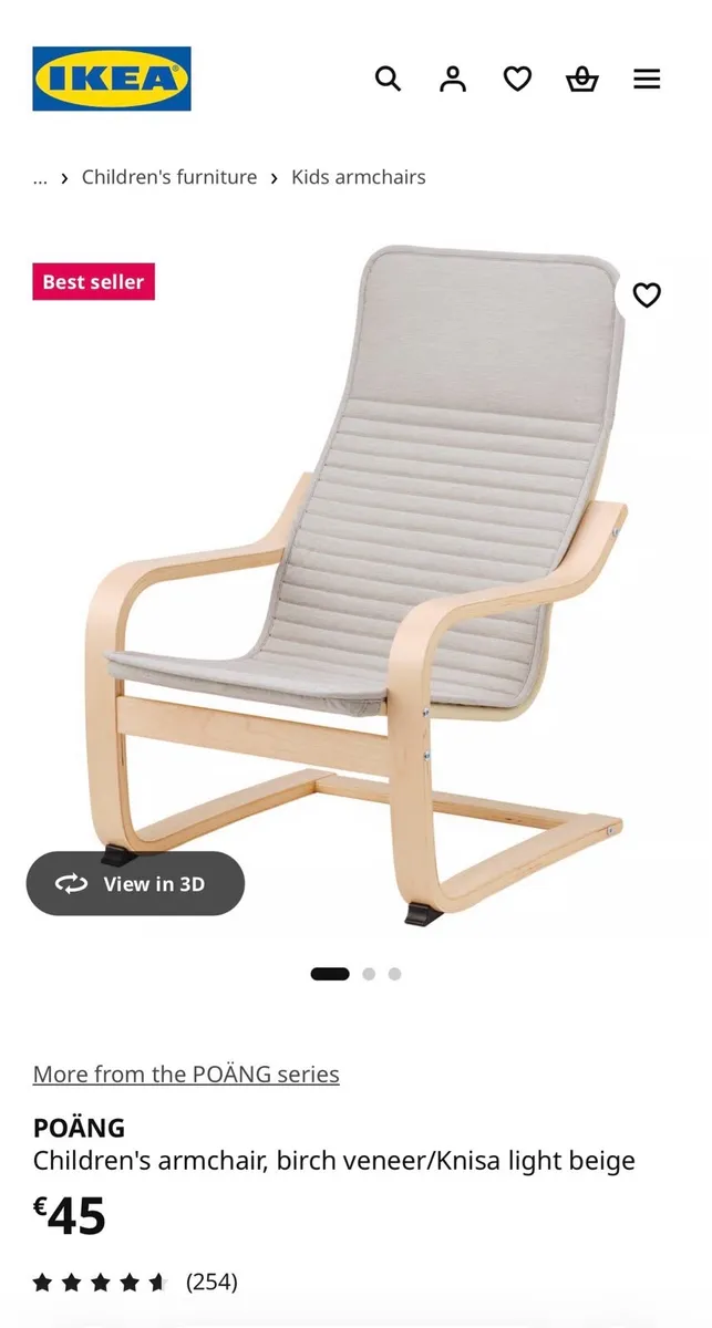 IKEA Poang Children’s armchair - Image 4