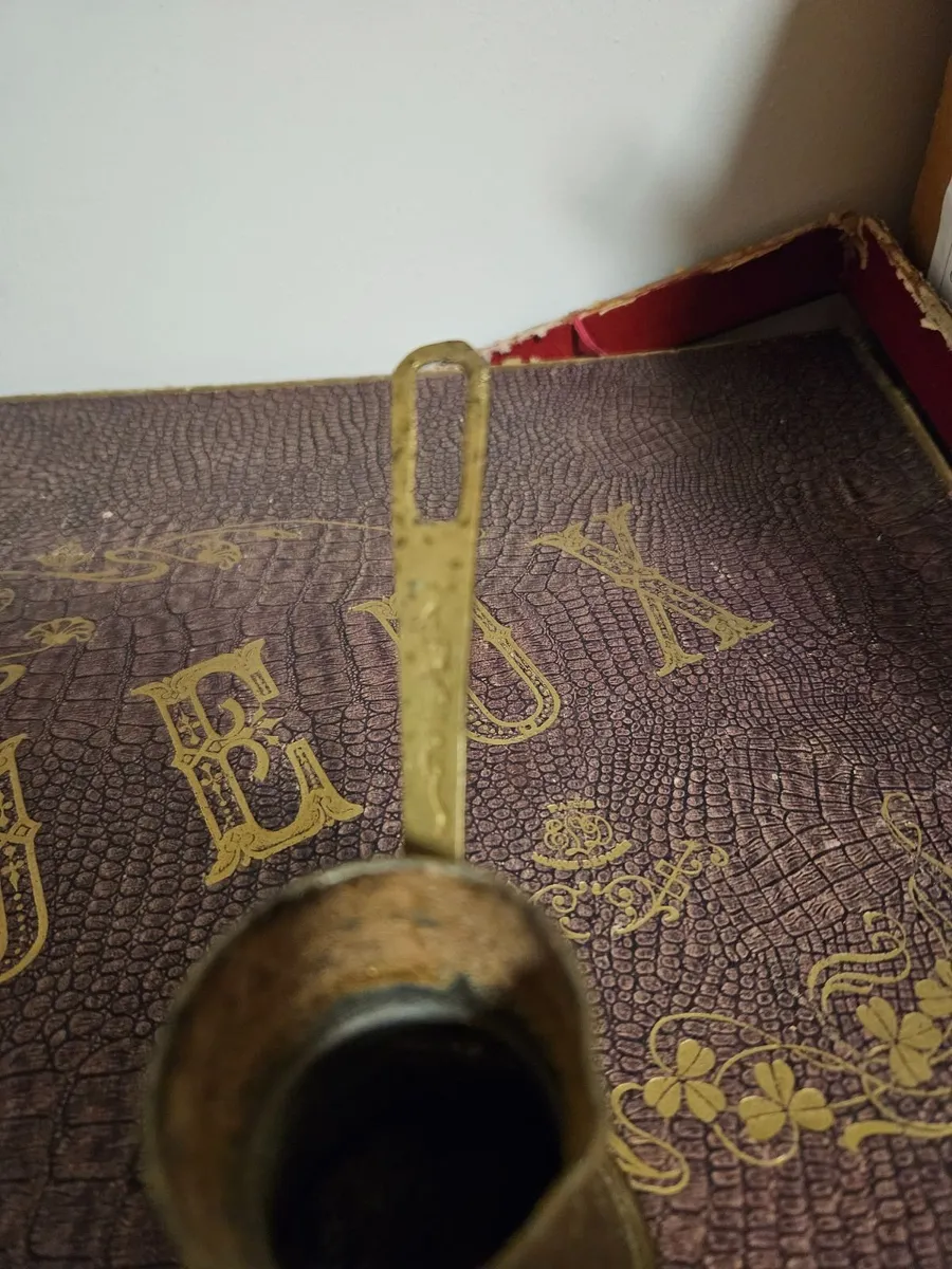 Vintage Brass Pot - Image 1