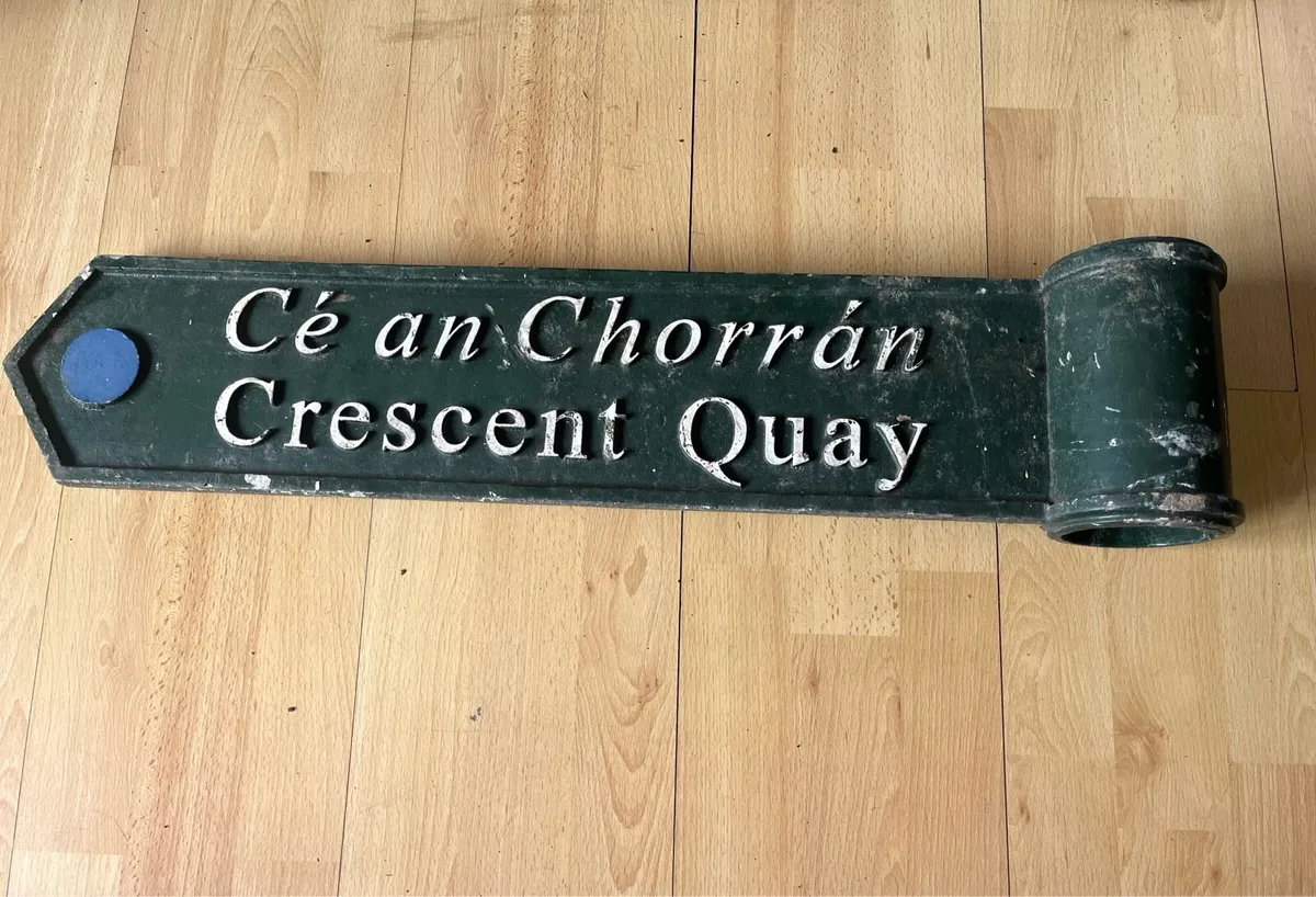 Vintage Wexford Cast Sign - Image 1