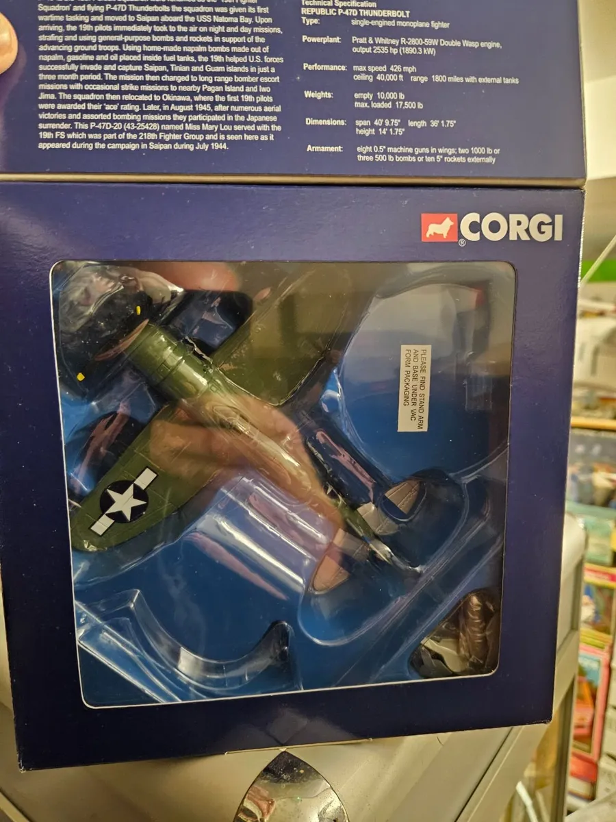 Corgi American WW2 P47 Thunderbolt - Image 2