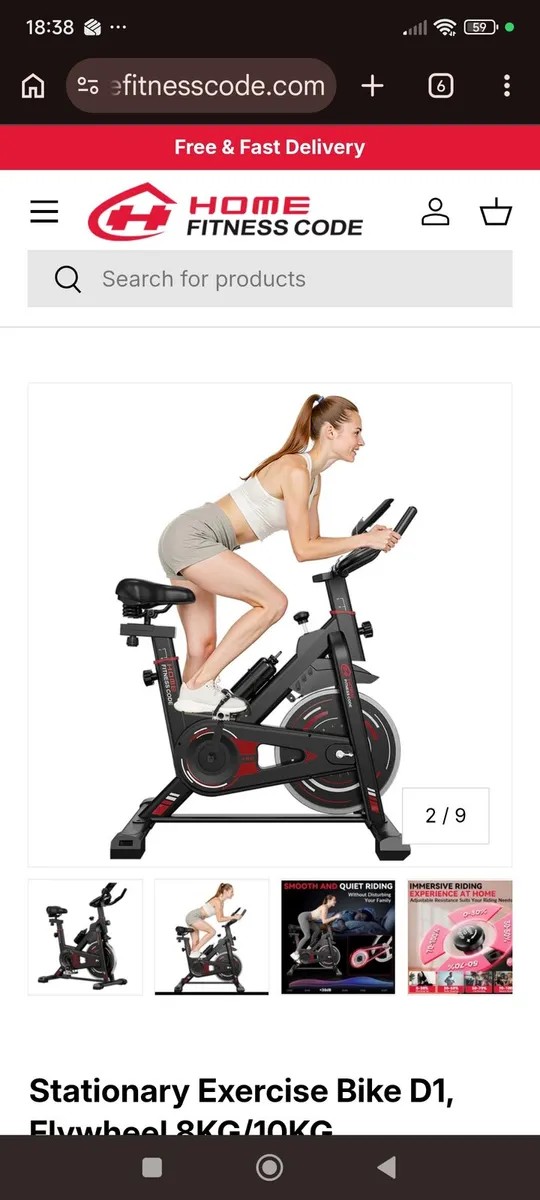Exercise bike - Image 1