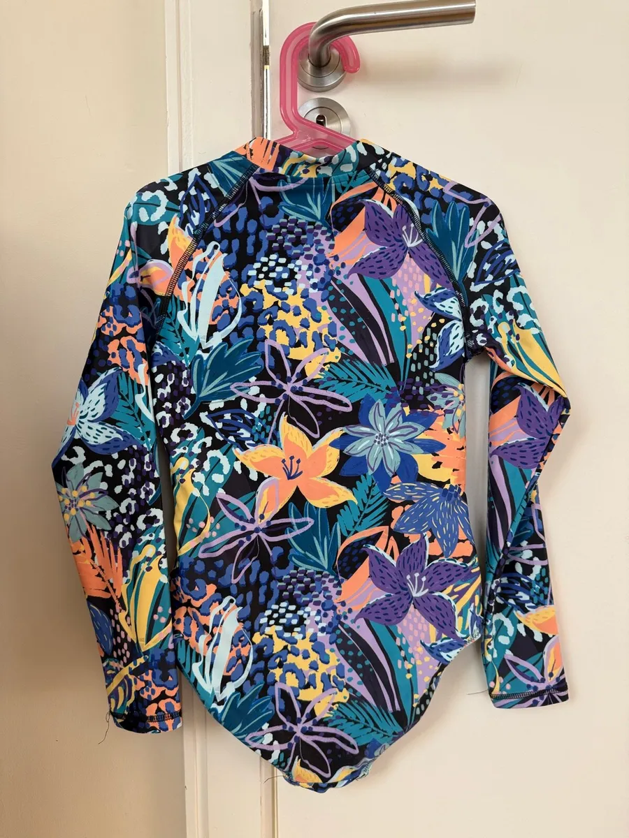 Next Girls long sleeve Sunsafe Swim suit - Image 2