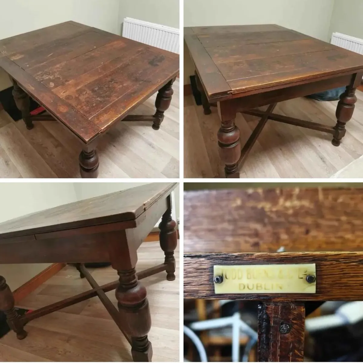 Wooden antique table