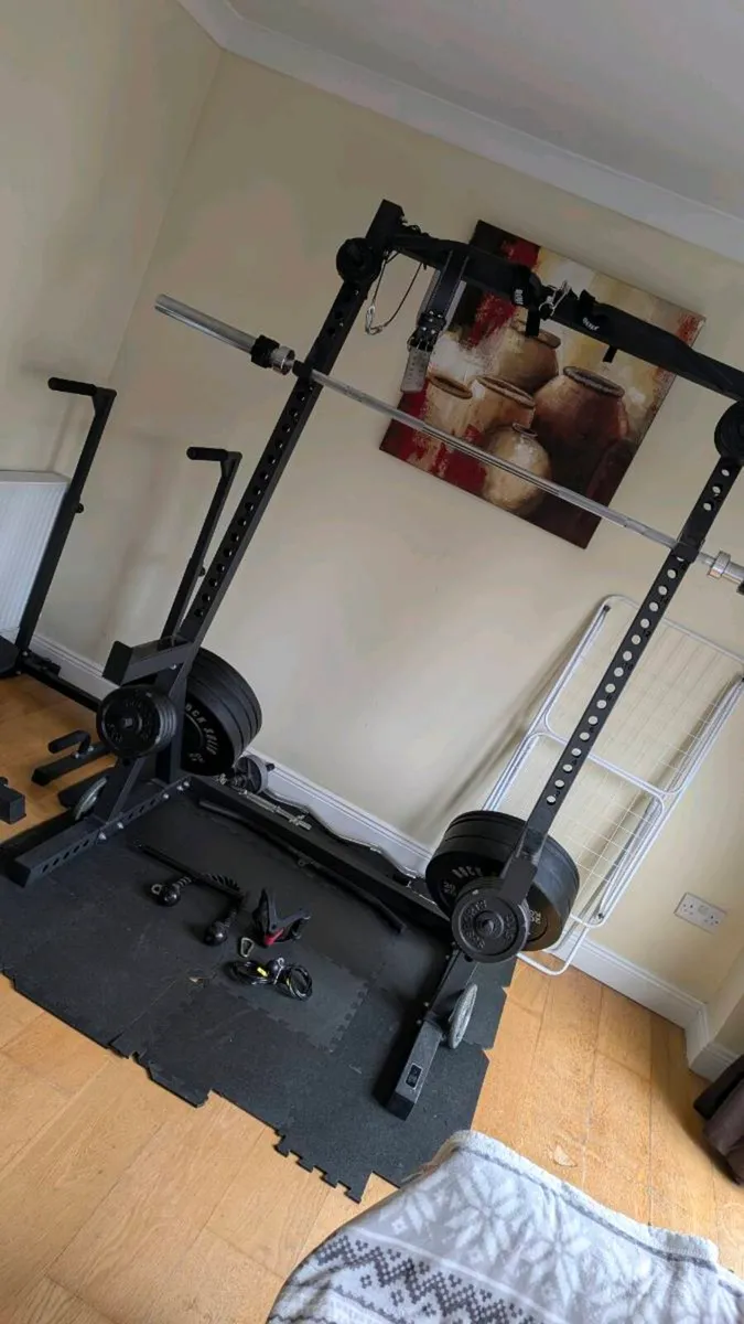 Squad rack + weights - Image 2
