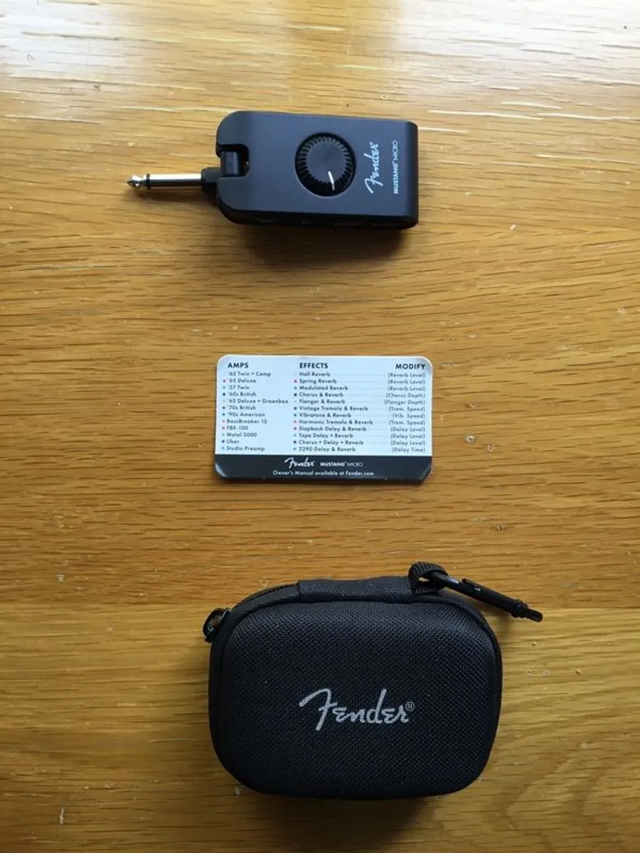 Fender Mustang Micro Guitar Headphone Amp - Image 1
