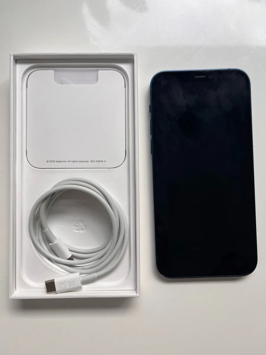 iPhone 12, Blue, 64GB, UNLOCKED - Image 3