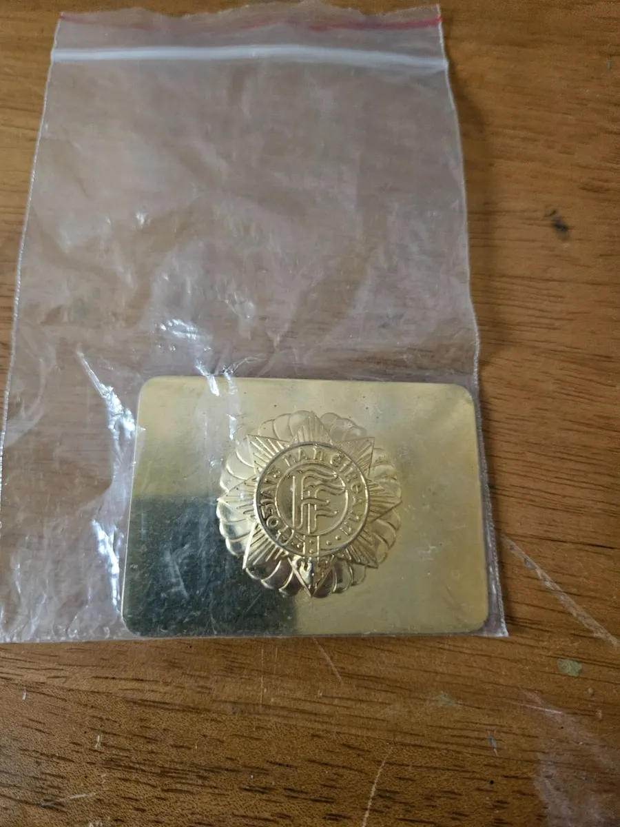 Irish Army Defence Forces Belt Buckle - Image 1