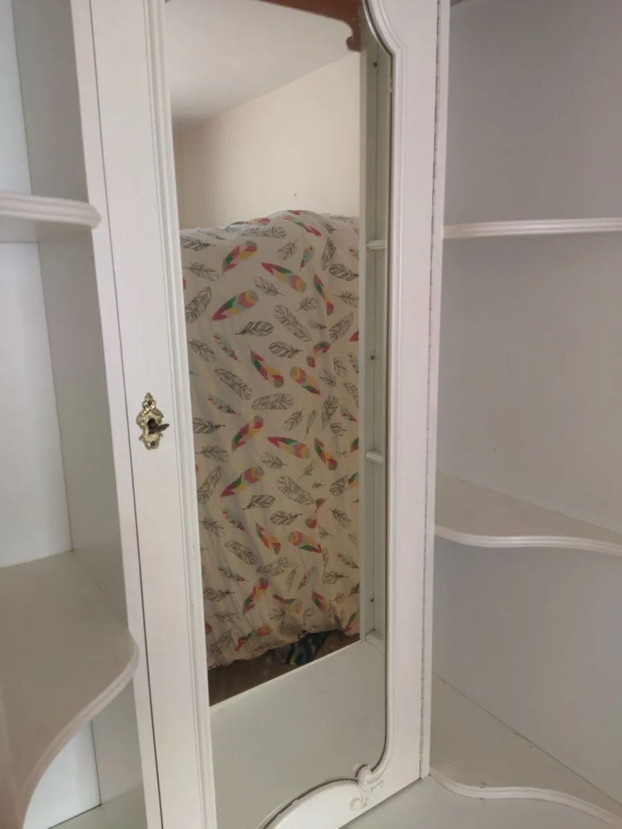 Vanity with 4 Drawers, Mirror & Hidden Compartment - Image 3