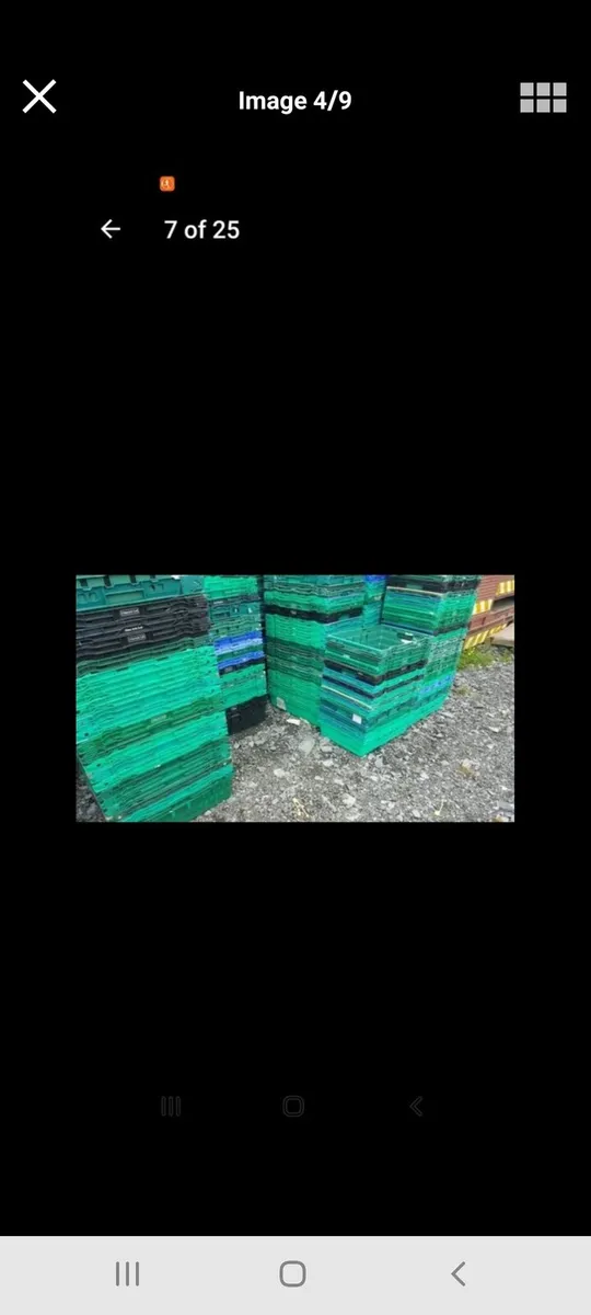 Storage stacking crates ,1e each great condition - Image 1